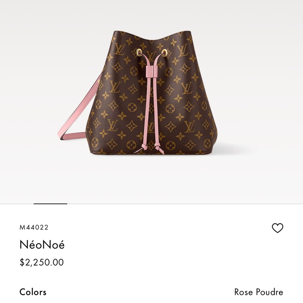 Louis Vuitton Pink and Gold Tote Bag